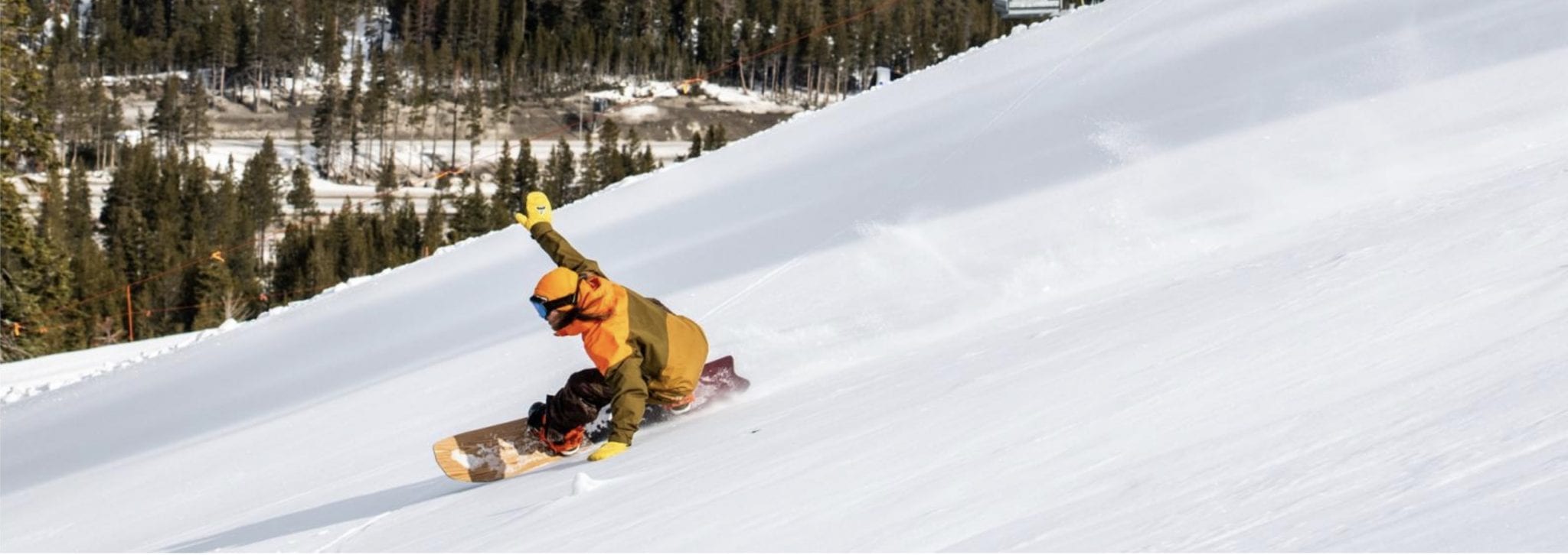 Snowboarder at Boreal