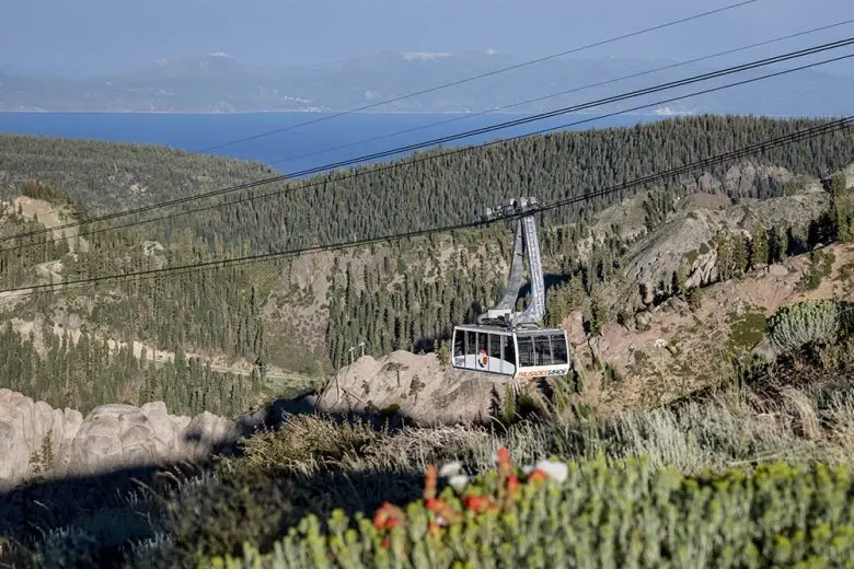 Palisades Tahoe Cable Car Summer 2023