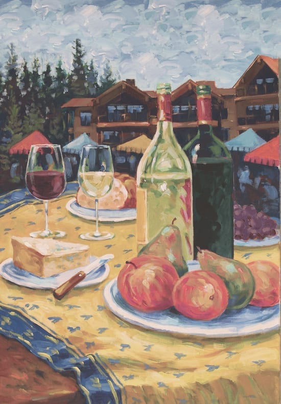 Illustration of Autumn Food & Wine