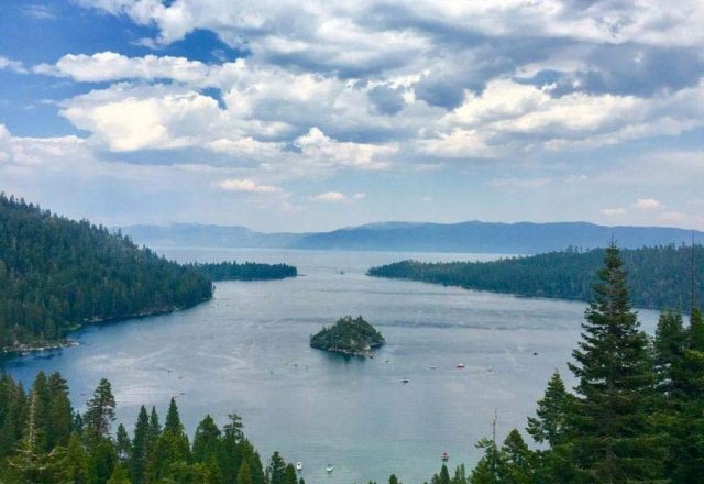 Tahoe Scenic Tours Emerald Bay looking downward