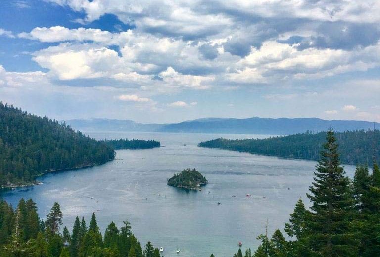 Tahoe Scenic Tours Emerald Bay looking downward