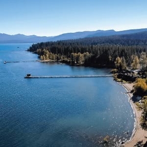 Dock and Beach Aerial