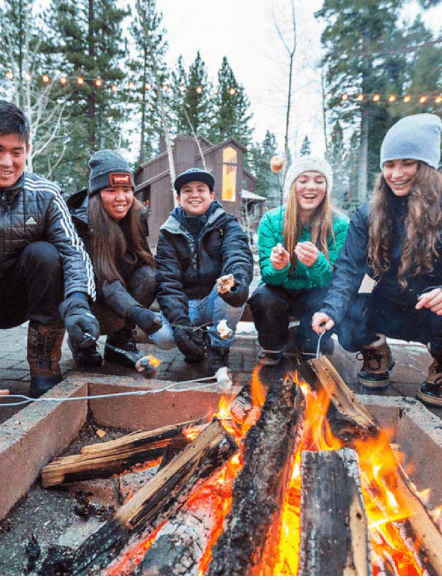 Kids Roasting Marshmallows