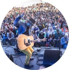 Winter Wondergrass guitarist in North Lake Tahoe