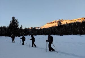 Lake Tahoe events: Sunset Snowshoe Tours
