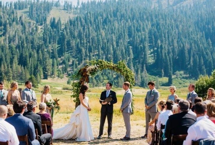 Squaw Valley Stables is a unique tahoe wedding venue in Olympic Valley