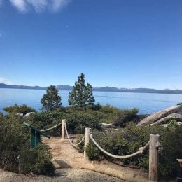 Tahoe East Shore Trail pathway