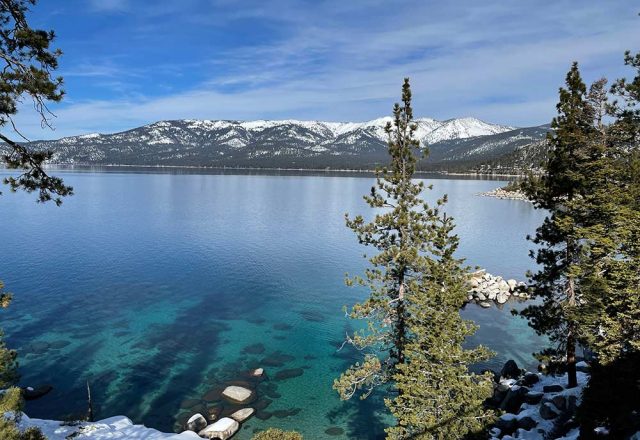 Tahoe Trail winter view