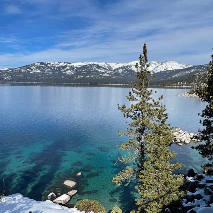 Tahoe Trail winter view