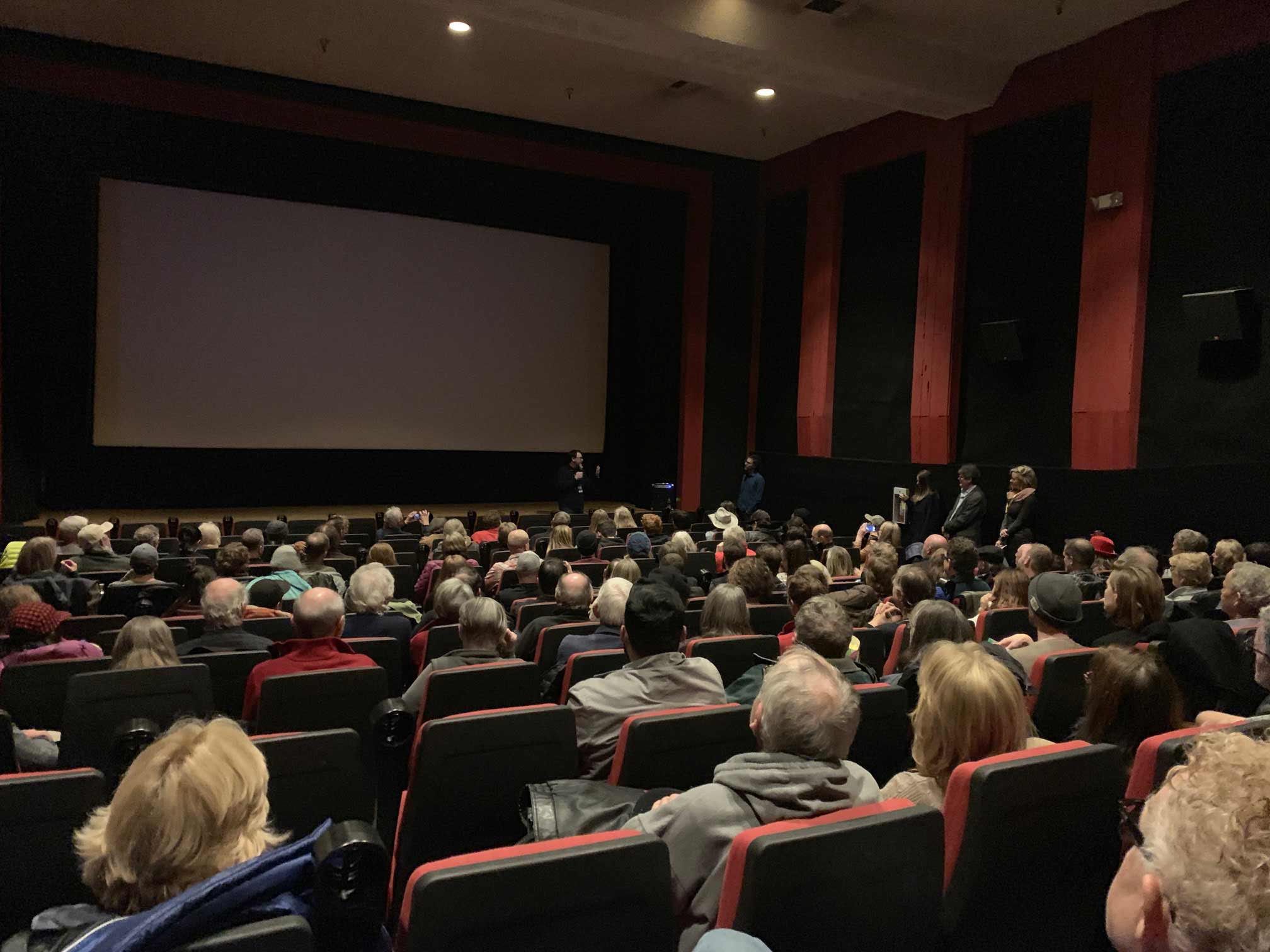 Audience at Tahoe Film Fest theater