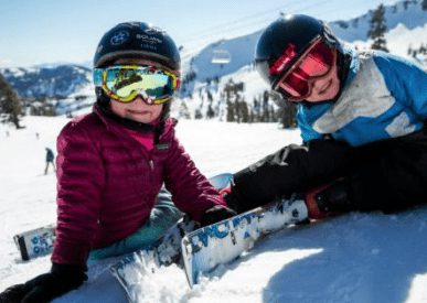 Kids on Slope