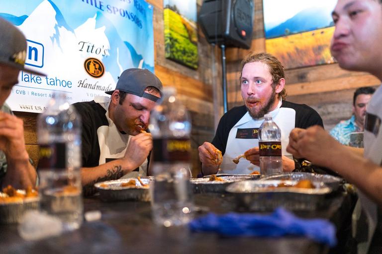Tahoe Tap Haus Wing Eating Contest