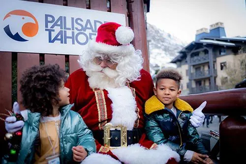 Santa in the Village at Palisades