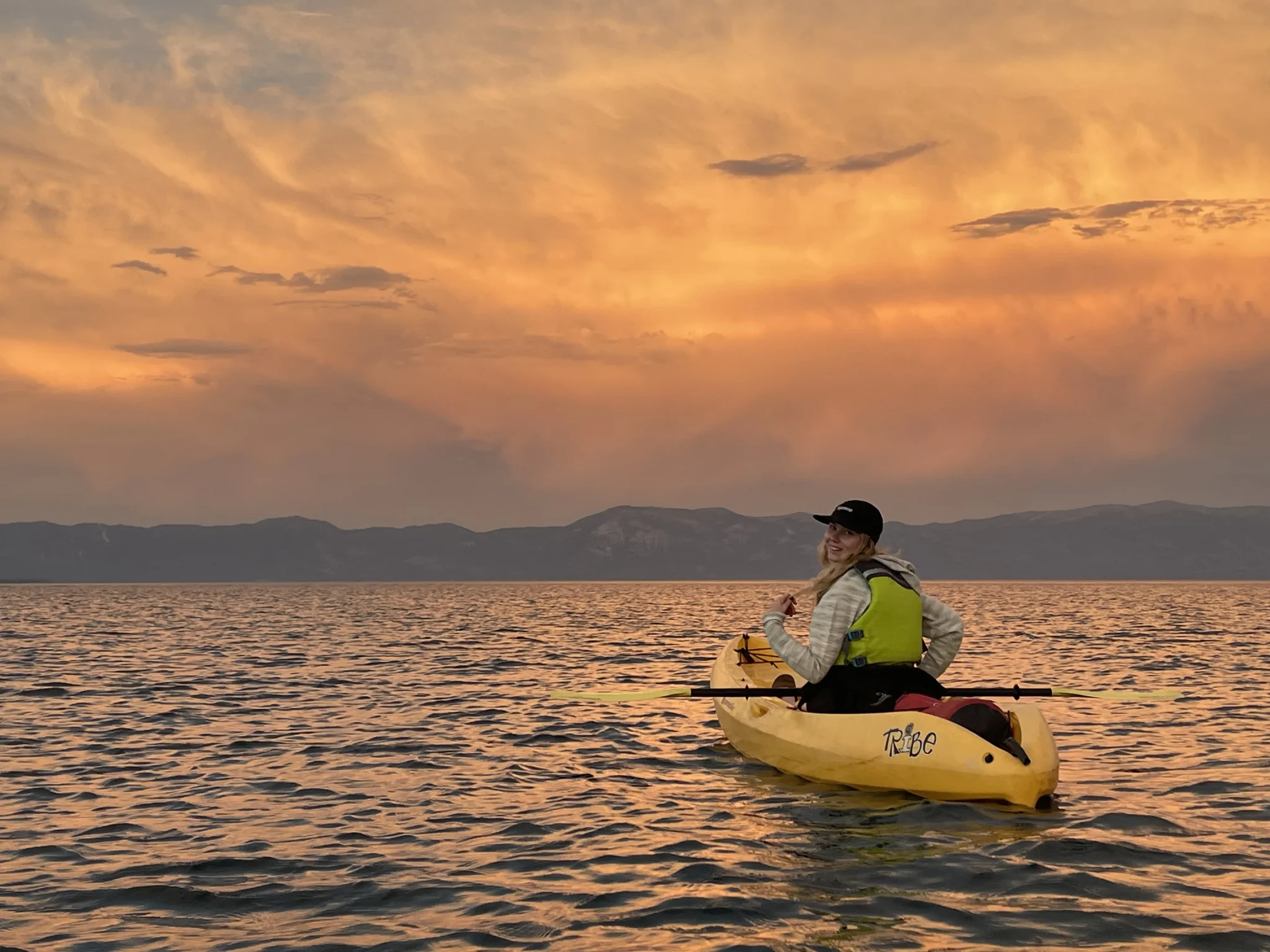 Tahoe City Kayak Tours Sunset